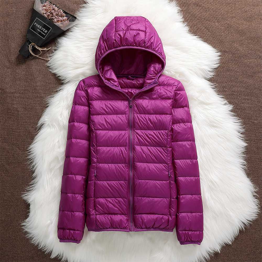 Manuela – Chaqueta Impermeable con Plumón de Pato Blanco
