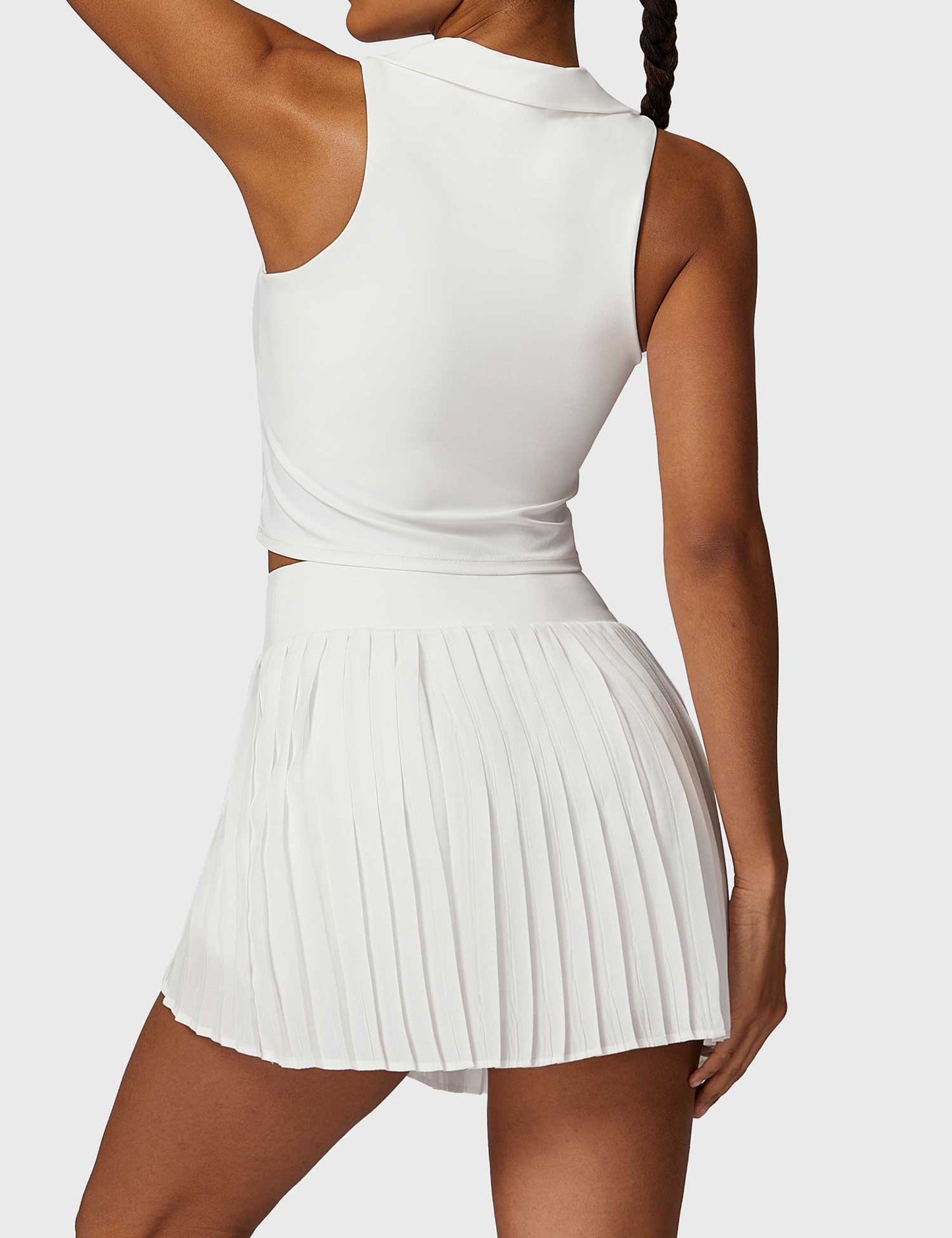Conjuntos de falda de tenis y top corto Yeoreo