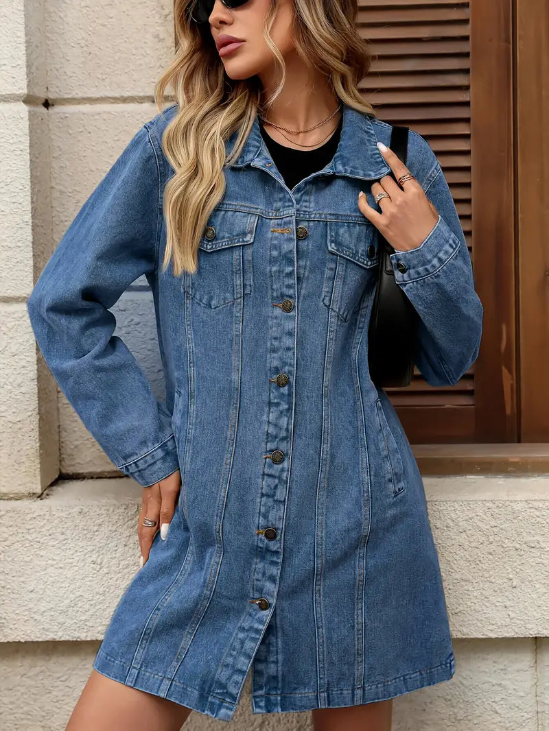 Tacie - Chaqueta vaquera con bolsillos delanteros