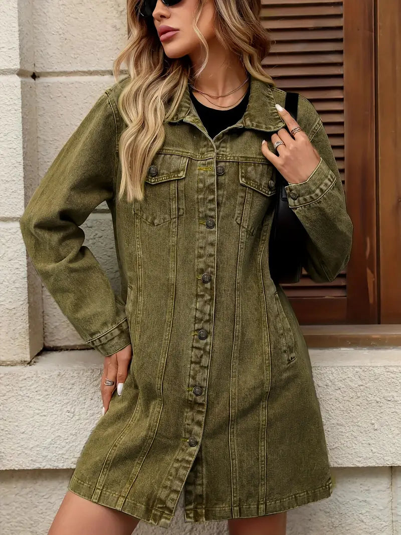 Tacie - Chaqueta vaquera con bolsillos delanteros