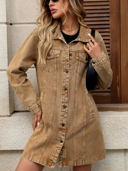 Tacie - Chaqueta vaquera con bolsillos delanteros