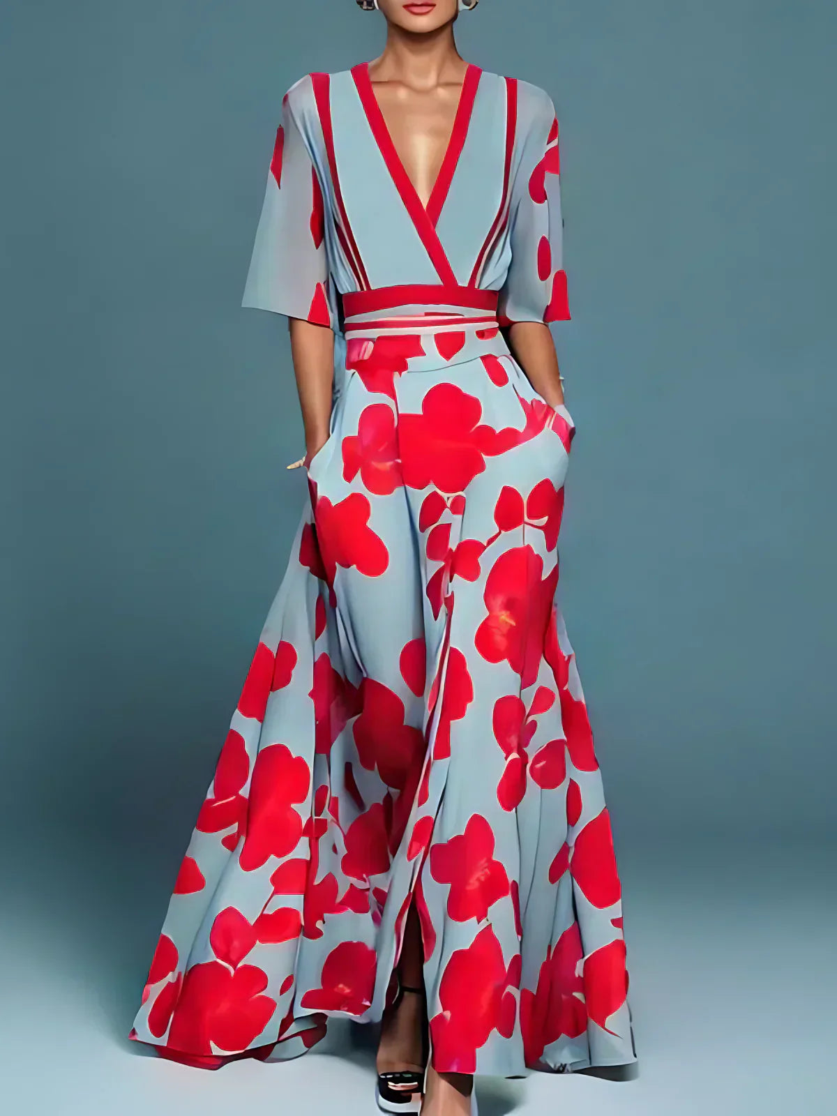 Jamie - Abito elegante con motivo floreale