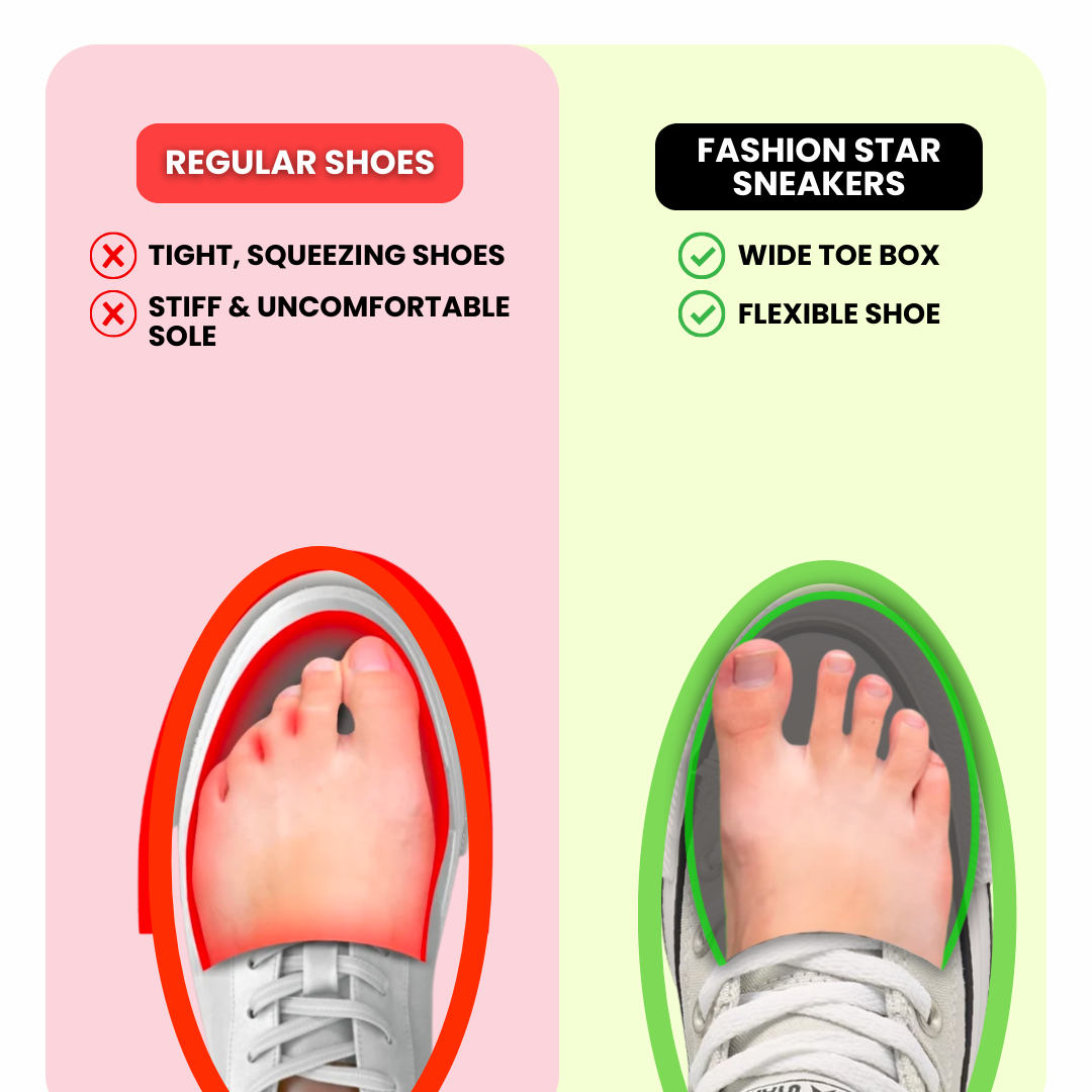 FASHION STAR | ZAPATILLAS ORTOPÉDICAS DE MODA