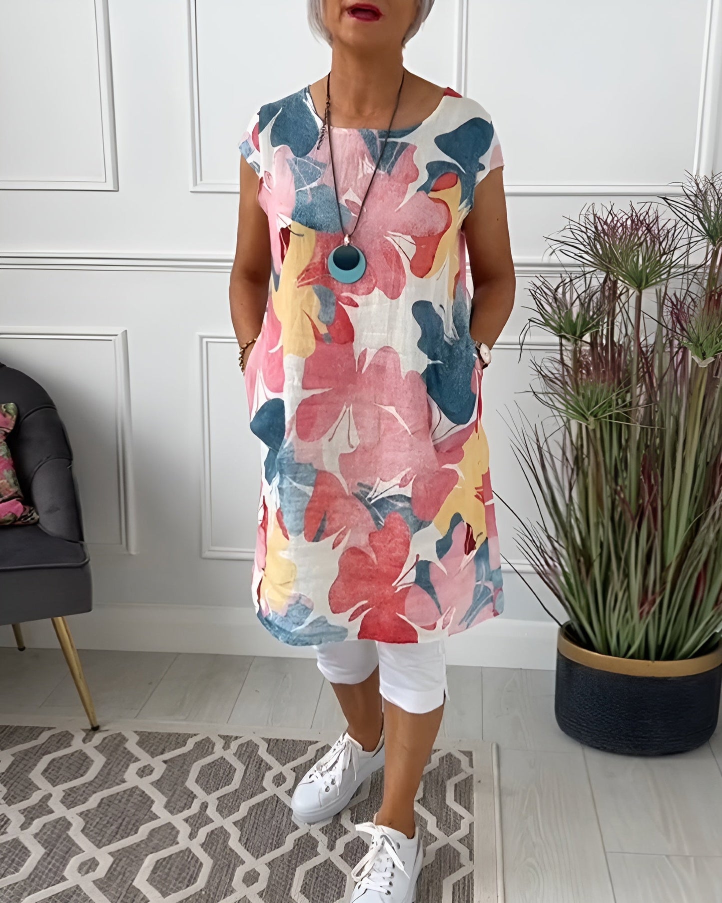 Caterina™ | Blusa floral informal