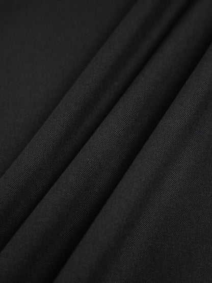 Pantalones anchos lisos sin cinturón