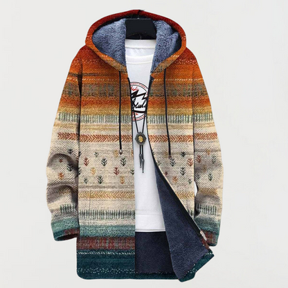 Ava | Cardigan à rayures automnales