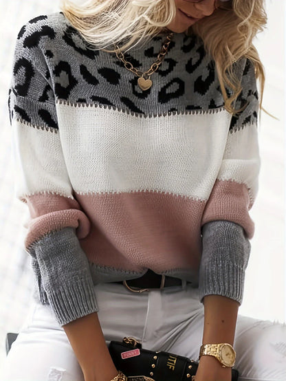 CLEO | Jersey con estampado de leopardo