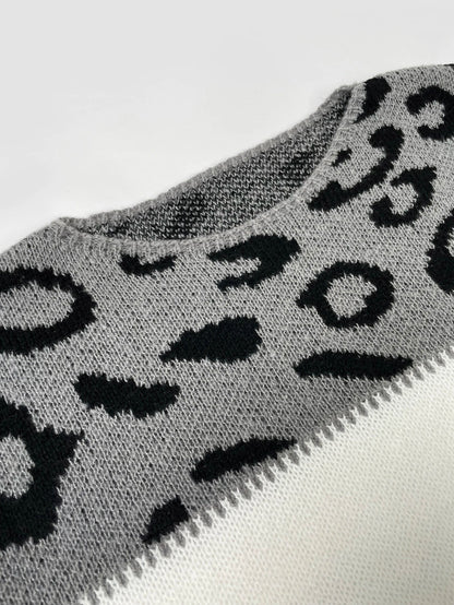 CLEO | Jersey con estampado de leopardo