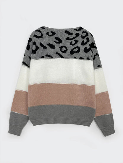 CLEO | Jersey con estampado de leopardo