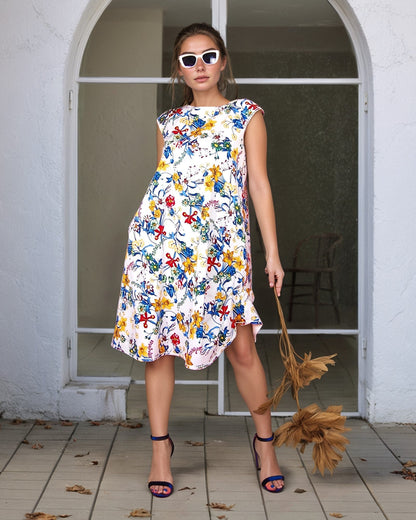 vestido de flores
