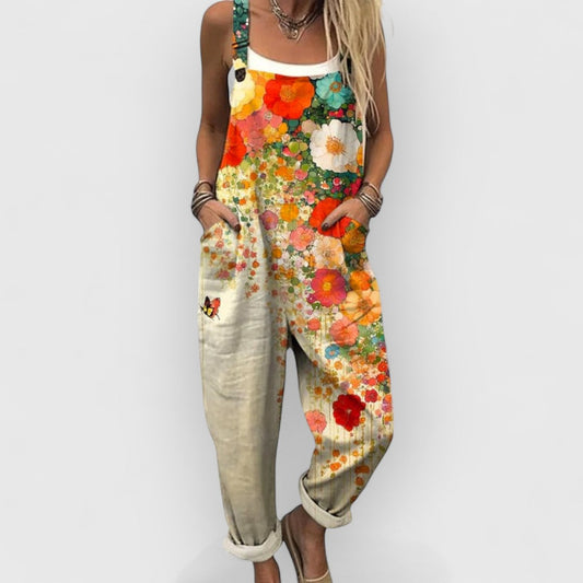 MILA™ | Mono vintage floral para mujer