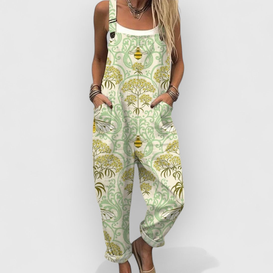 Salomea™ | Mono vintage floral para mujer
