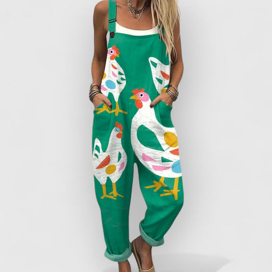 LEONIDA™ | Mono vintage floral para mujer
