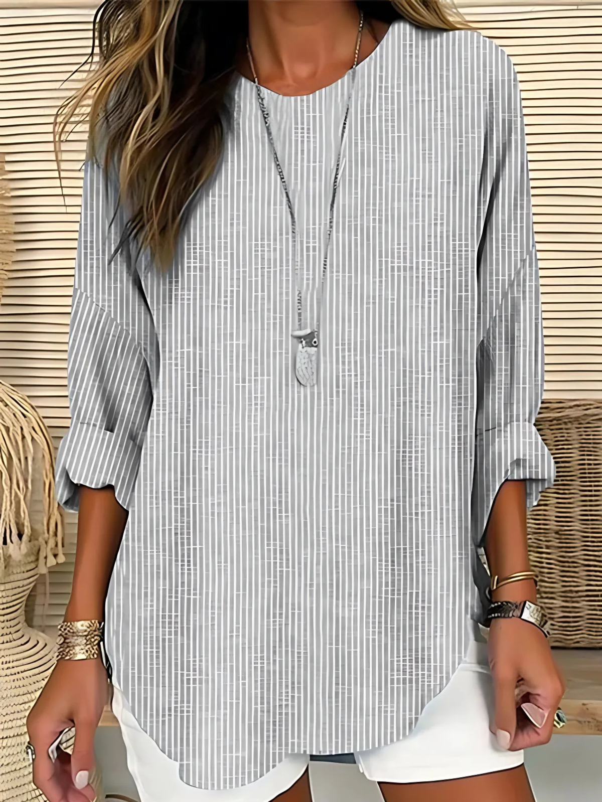 Elena™ | Blusa a rayas de moda