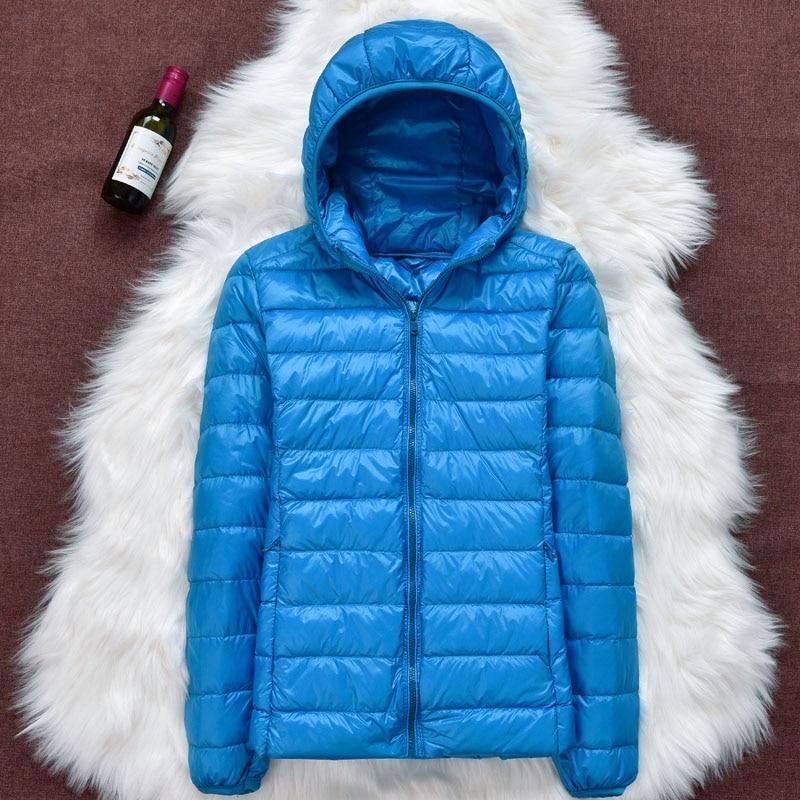 Manuela – Chaqueta Impermeable con Plumón de Pato Blanco