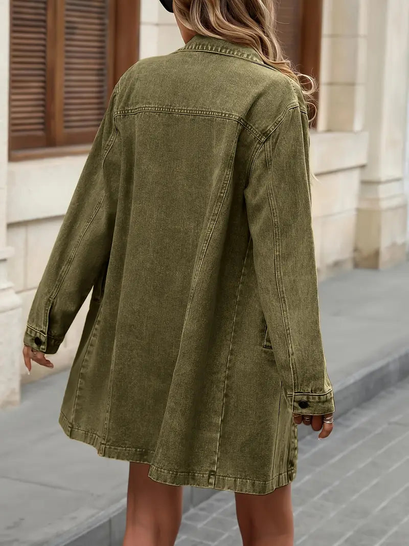 Tacie - Chaqueta vaquera con bolsillos delanteros