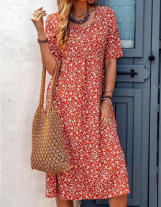 Giulia™ | Vestido veraniego con estampado floral