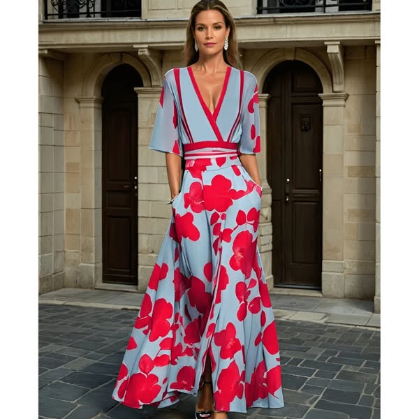 Jamie - Abito elegante con motivo floreale