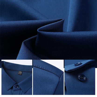 SANTI | Camisa elástica sin arrugas para hombre