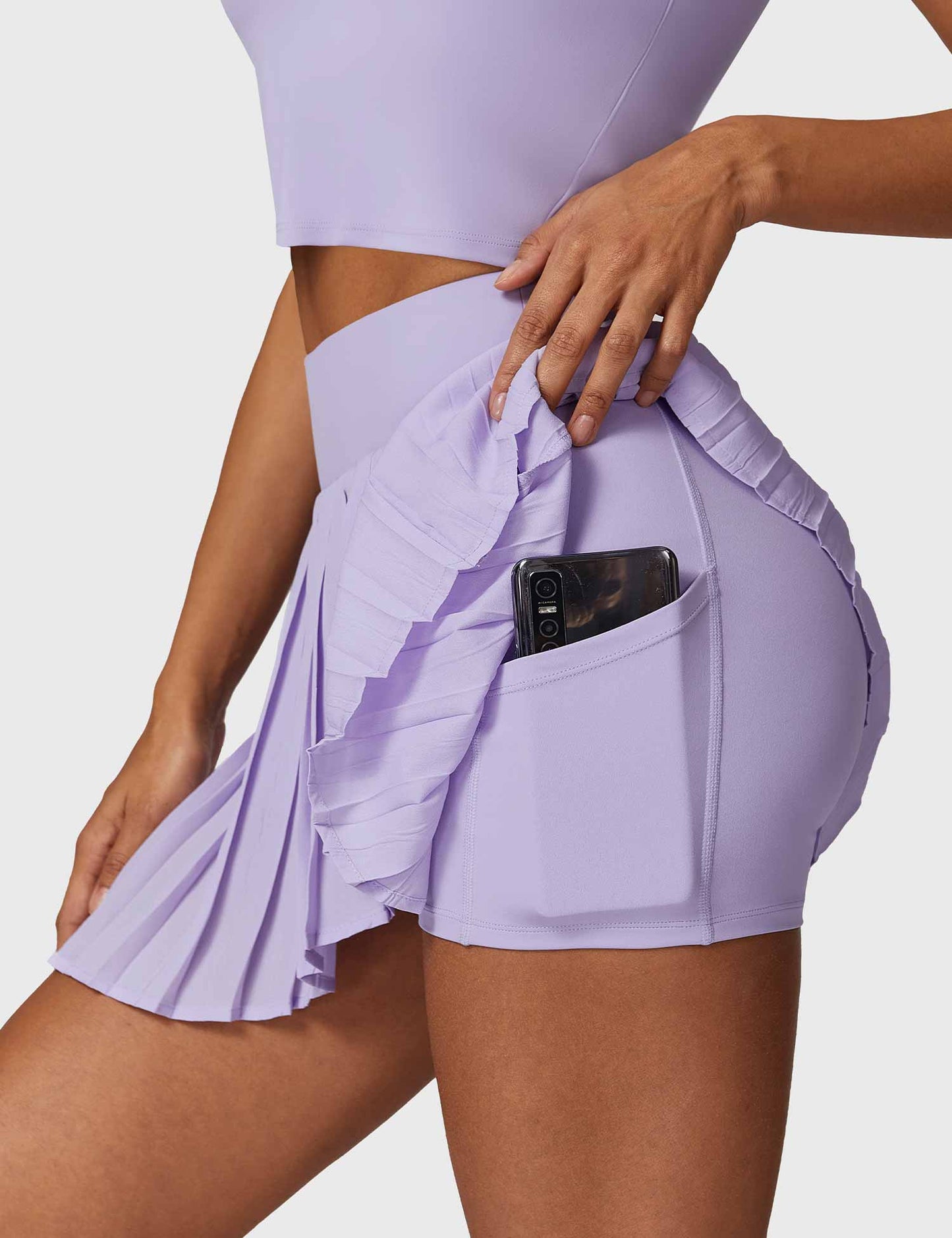 Conjuntos de falda de tenis y top corto Yeoreo